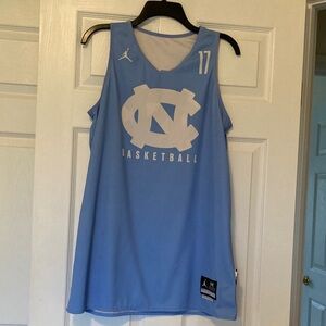 Jordan Basketball Jersey - Sky Blue and White